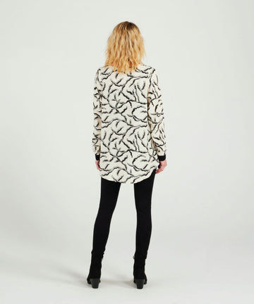 Zafina Havana Top - Black Swirl